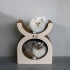 Kratzbaum für Katzen – Kratzplayground Faye dreiteilig, braun/beige – Bild 5