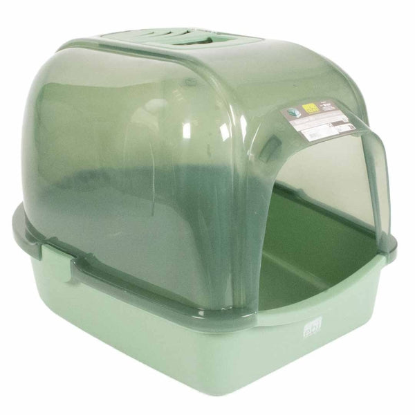 Katzentoilette – Eclipse M, transparent/grün