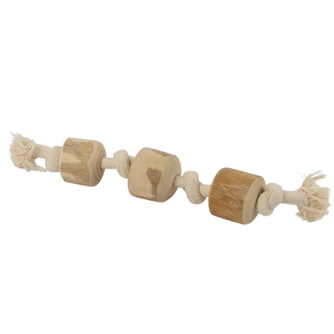 Seilspielzeug für Hunde – Kaffeeholz Triple Wood – Bild 2