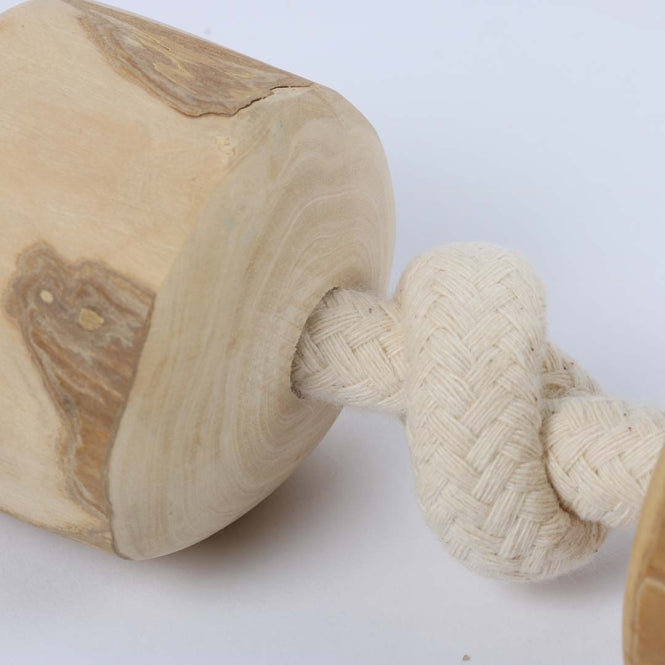 Seilspielzeug für Hunde – Kaffeeholz Triple Wood – Bild 3