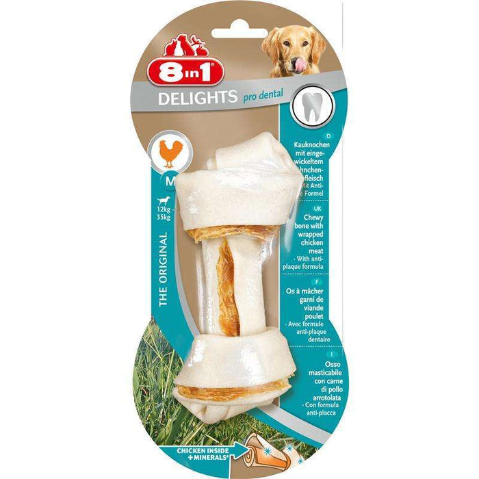 Kauknochen für Hunde Dental Delights M – 8in1