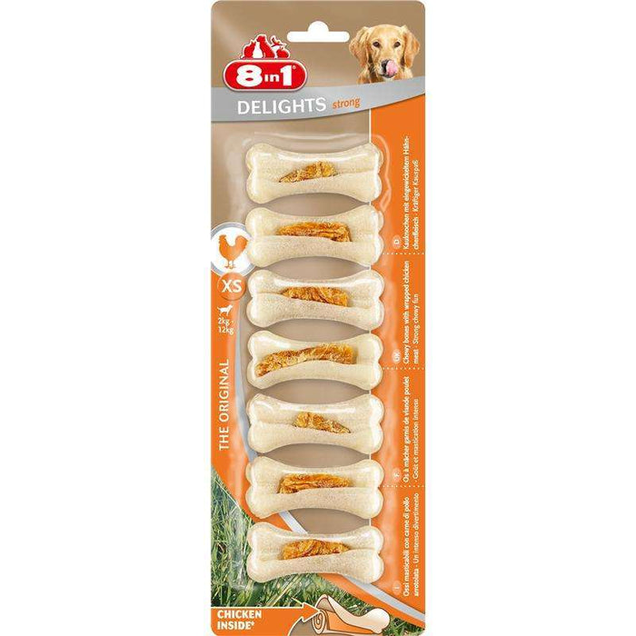 Kauknochen für Hunde Dental Delights Strong XS – 8in1