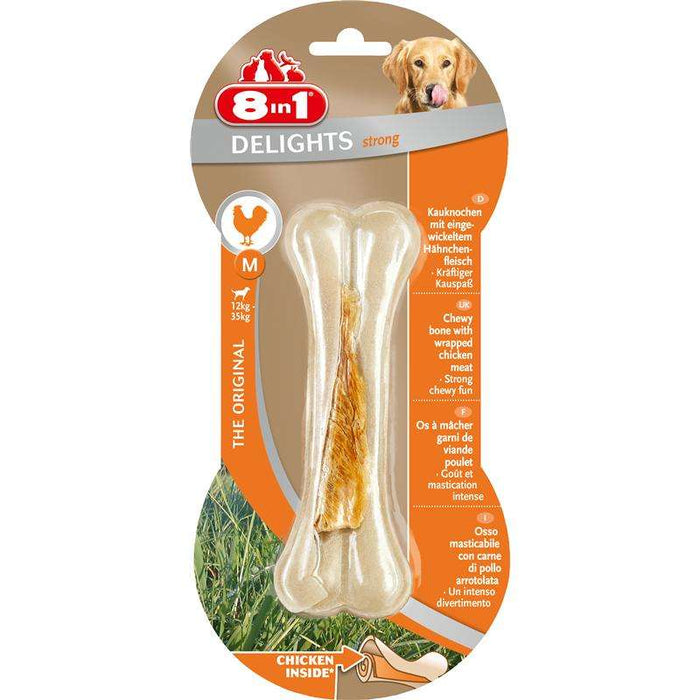 Kauknochen für Hunde Dental Delights Strong M – 8in1