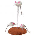 Katzenangel Mouse Family auf Federn | Trixie