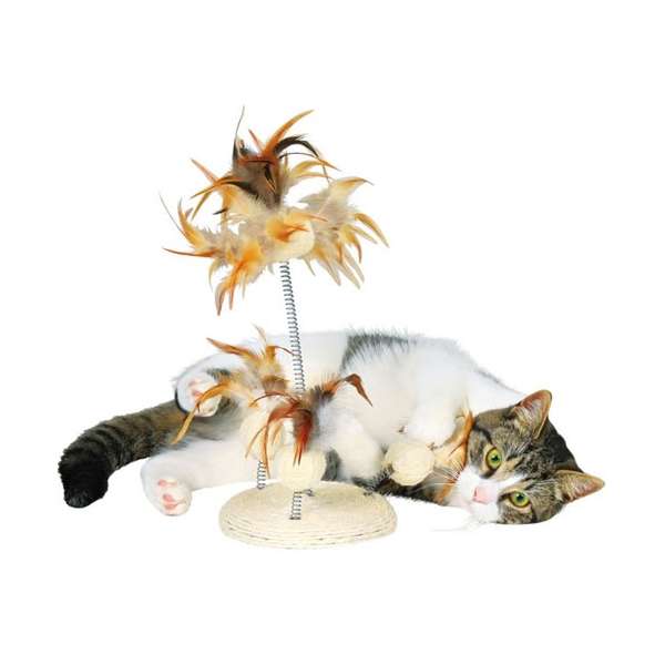 Naturspielzeug für Katzen – auf Federn – Bild 2