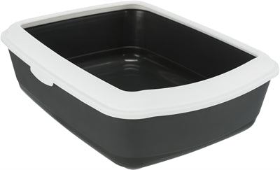 Trixie Classic Cat Litter Tray Anthracite White-0