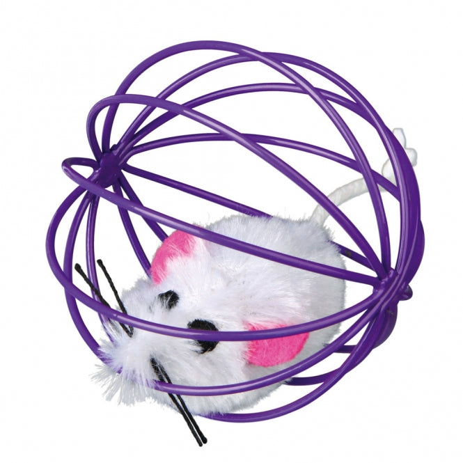 Spielmaus für Katzen – im Gitterball – Bild 2