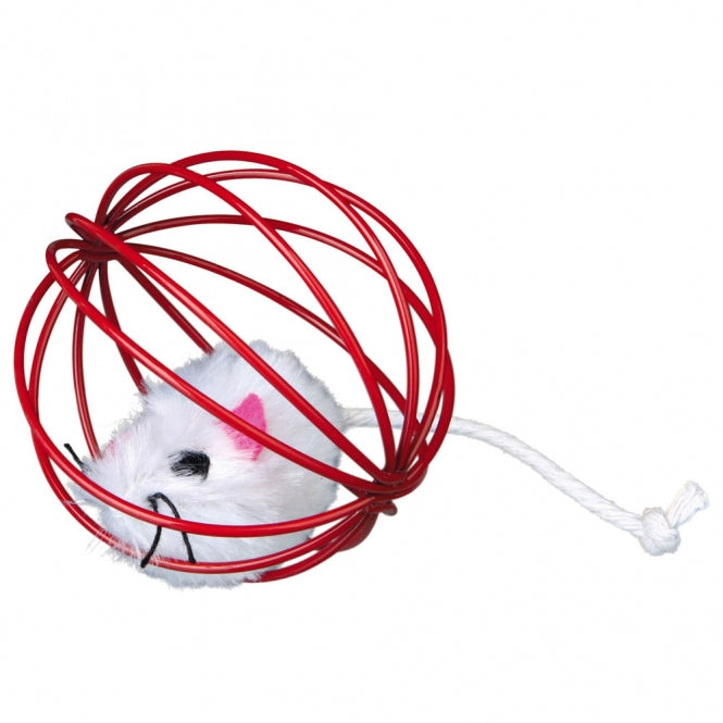 Spielmaus für Katzen – im Gitterball – Bild 4