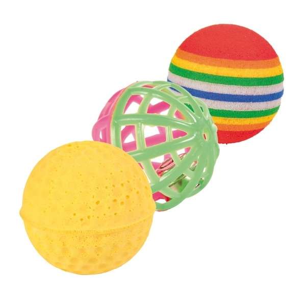 Spielbälle für Katzen – 3er 3,5, 4 cm