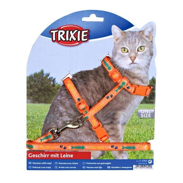 Leine – Katzen-Garnitur mit mit Motivband – Bild 4