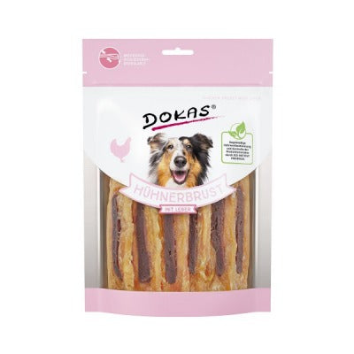 Hundeleckerli Dog Hühnerbrust mit Leber 220g – Dokas