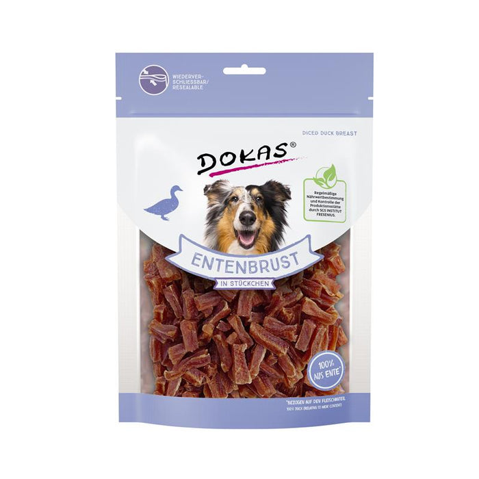 Hundeleckerli Dog Entenbrust in Stückchen 200 g – Dokas