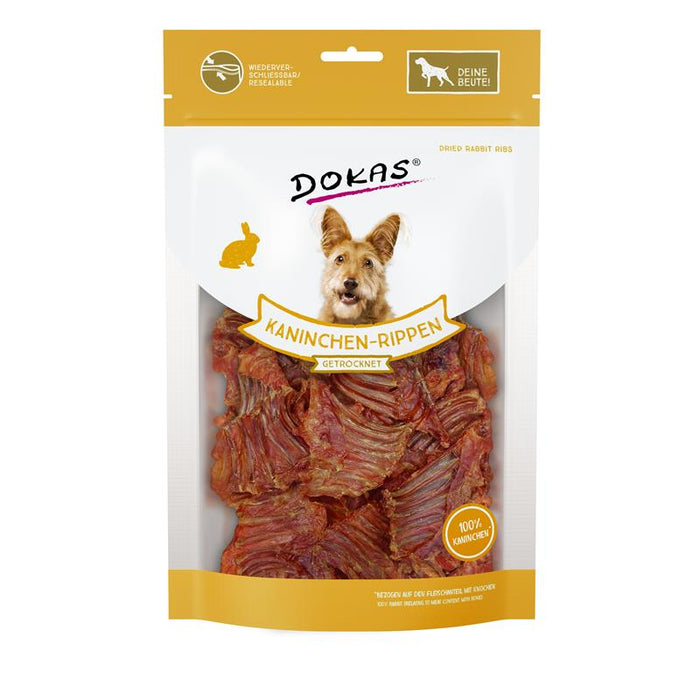 Hundeleckerli Dog Kaninchen-Rippen 100 g – Dokas
