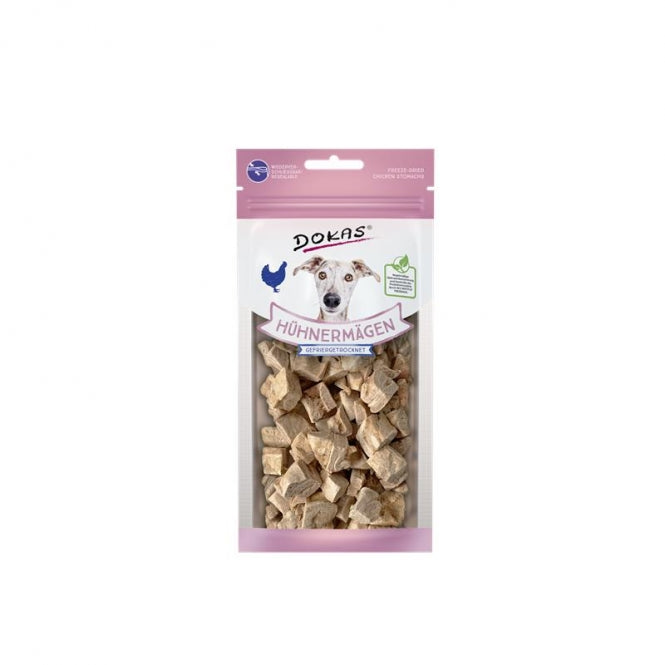 Hundeleckerli – Dog Hühnermägen gefriergetrocknet 20g
