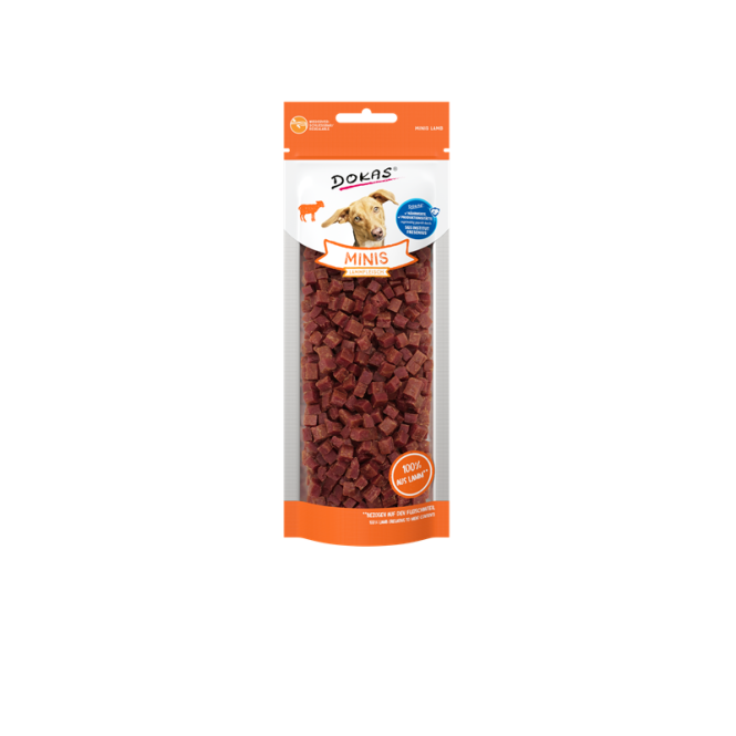 Hundeleckerli Dog Minis Lammfleisch 70g | Dokas