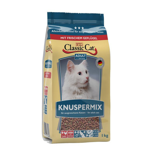 Katzentrockenfutter Knuspermix 1kg – Classic Cat