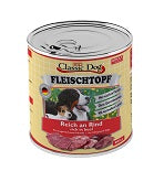Hundenassfutter Fleischtopf Rind 800g, 6er Pack – Classic Dog