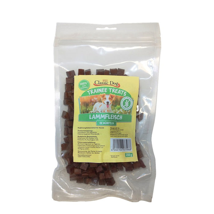 Hundeleckerli Trainee Treats Lammfleischwürfel – Classic Dog