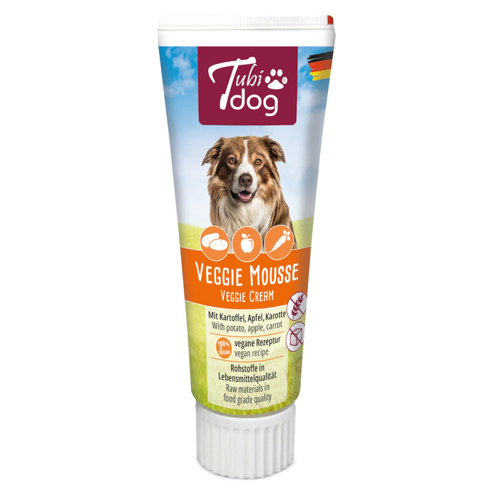 Hundeleckerli Tubi Dog Veggie Mousse 75g – Hansepet - Tubidog