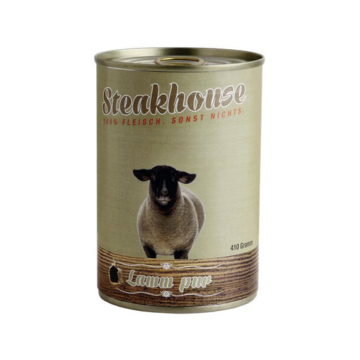 Hundenassfutter Steakhouse Lamm Pur – Fleischeslust