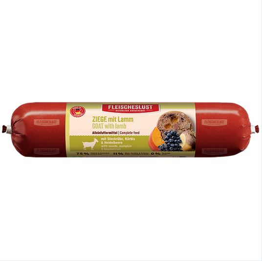 Hundenassfutter Classic Ziege mit Lamm – Fleischeslust