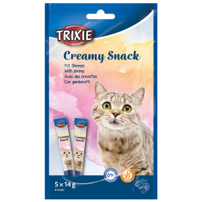 Katzenpaste – Creamy Shrimp, 5 × 14 g