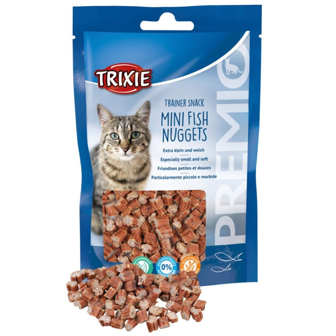 Katzensnacks – Premio Trainer Mini Fish Nuggets, 50 g