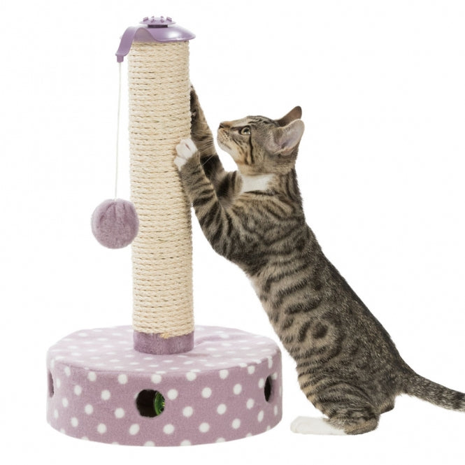 Kratzbaum für Katzen – Junior Kratzstamm mit Spieltrommel – Bild 5