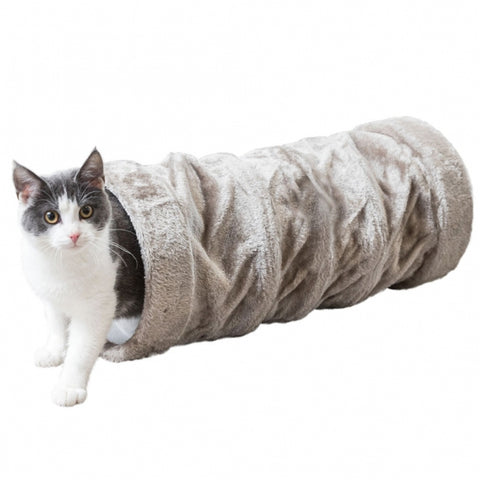 Plüschtunnel für Katzen – Crunch 60 cm