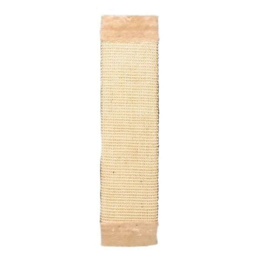 Kratzbrett für Katzen – mit Plüsch, 56 cm, Beige