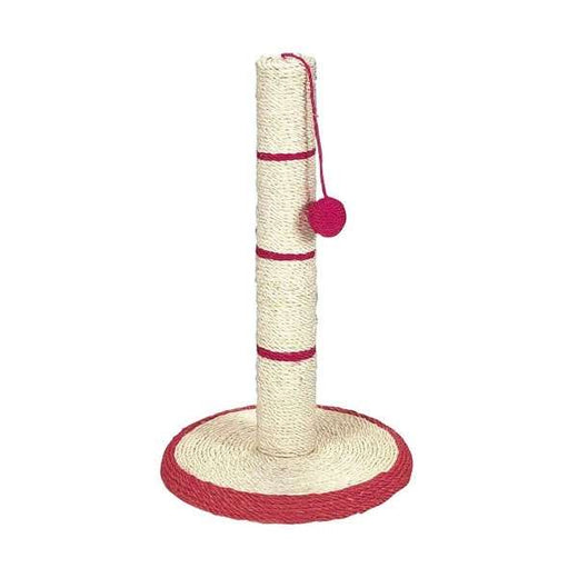 Kratzbaum für Katzen – Sisal-Platte mit Kratzstamm, 50 cm