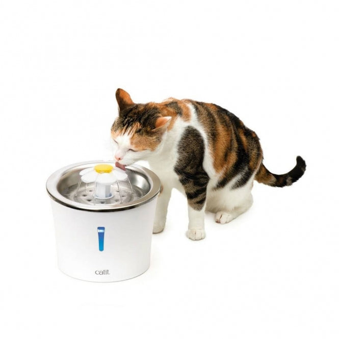 Blumentrinkbrunnen für Katzen – Catit mit Edelstahleinsatz – Bild 3