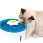 Blumentrinkbrunnen für Katzen – 3 L, blau, mit LED – Bild 2