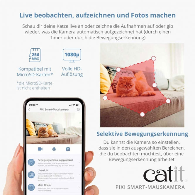 Spielmaus für Katzen – PIXI Smart-Mauskamera – Bild 3