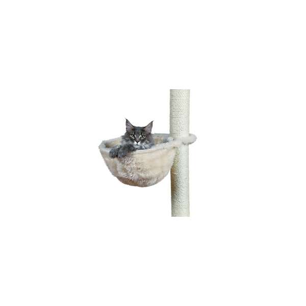 Kuschelsack für Katzen – für Kratzbäume mit Metallrahmen, beige/braun – Bild 4