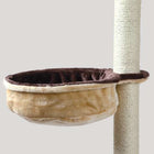 Kuschelsack für Katzen – für Kratzbäume mit Metallrahmen, beige/braun – Bild 3
