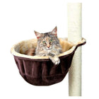 Kuschelsack für Katzen – für Kratzbäume mit Metallrahmen, beige/braun