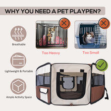 Pet Playpen – Portable Foldable Exercise Pen for Dogs, Cats, Rabbits & Small Pets, 90 × 41 cm