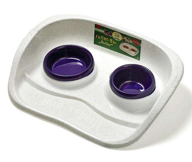 Napfständer für Hunde – Futterbar BUTLER, 2 x 250 ml