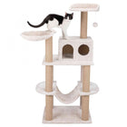 Kratzbaum für Katzen – Federico, lichtgrau