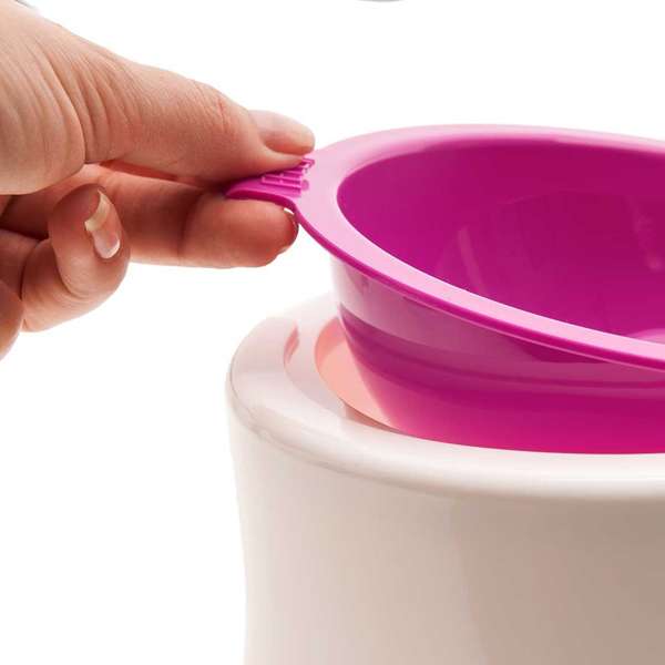 Hundenapf – Flamingo Kaleido, 400 ml, Hellblau – Bild 2