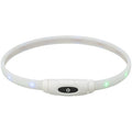 Trixie Light Up Dog Collar USB Silicone Rechargeable Multi-Colored