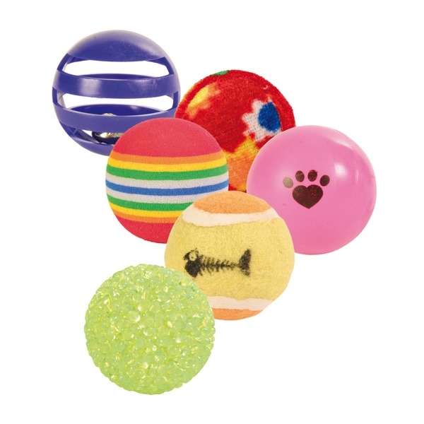 Spielbälle für Katzen – 6er