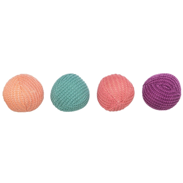 Strickbälle – 2 für Katzen,4,5 cm