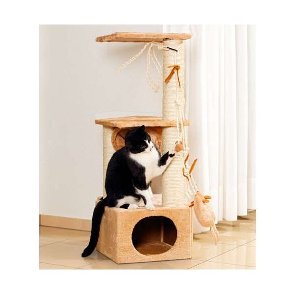 Spielmaus für Katzen – Sisal Fleety 64 cm – Bild 2