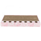 Kratzbrett für Katzen – Kratzpappe rosa, 48 × 25 cm – Bild 2