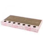 Kratzbrett für Katzen – Kratzpappe rosa, 48 × 25 cm