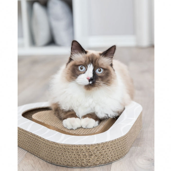 Kratzbrett für Katzen – Kratzpappe, dreieckig – Bild 4