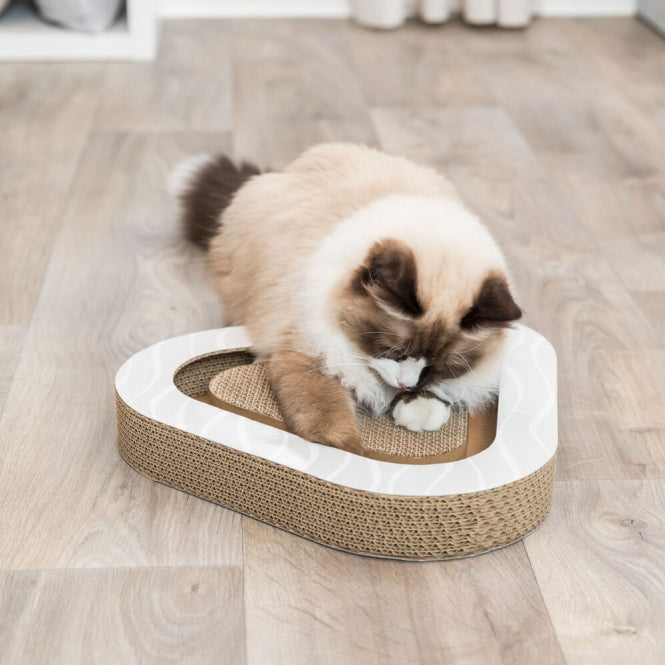 Kratzbrett für Katzen – Kratzpappe, dreieckig – Bild 5