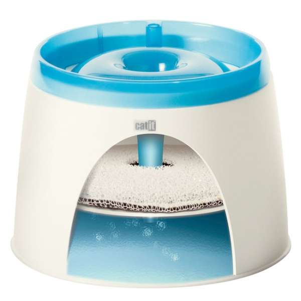 Trinkbrunnen für Hunde – Fresh+Clear 2L, Blau – Bild 3